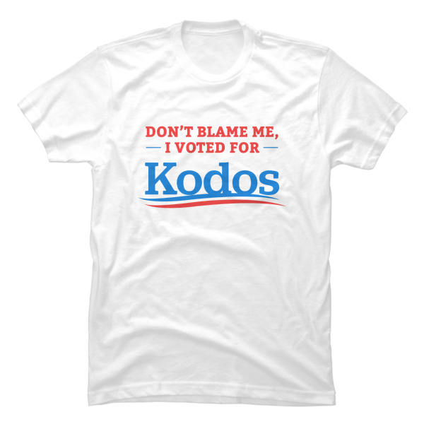 don t blame me i voted for kodos shirt
